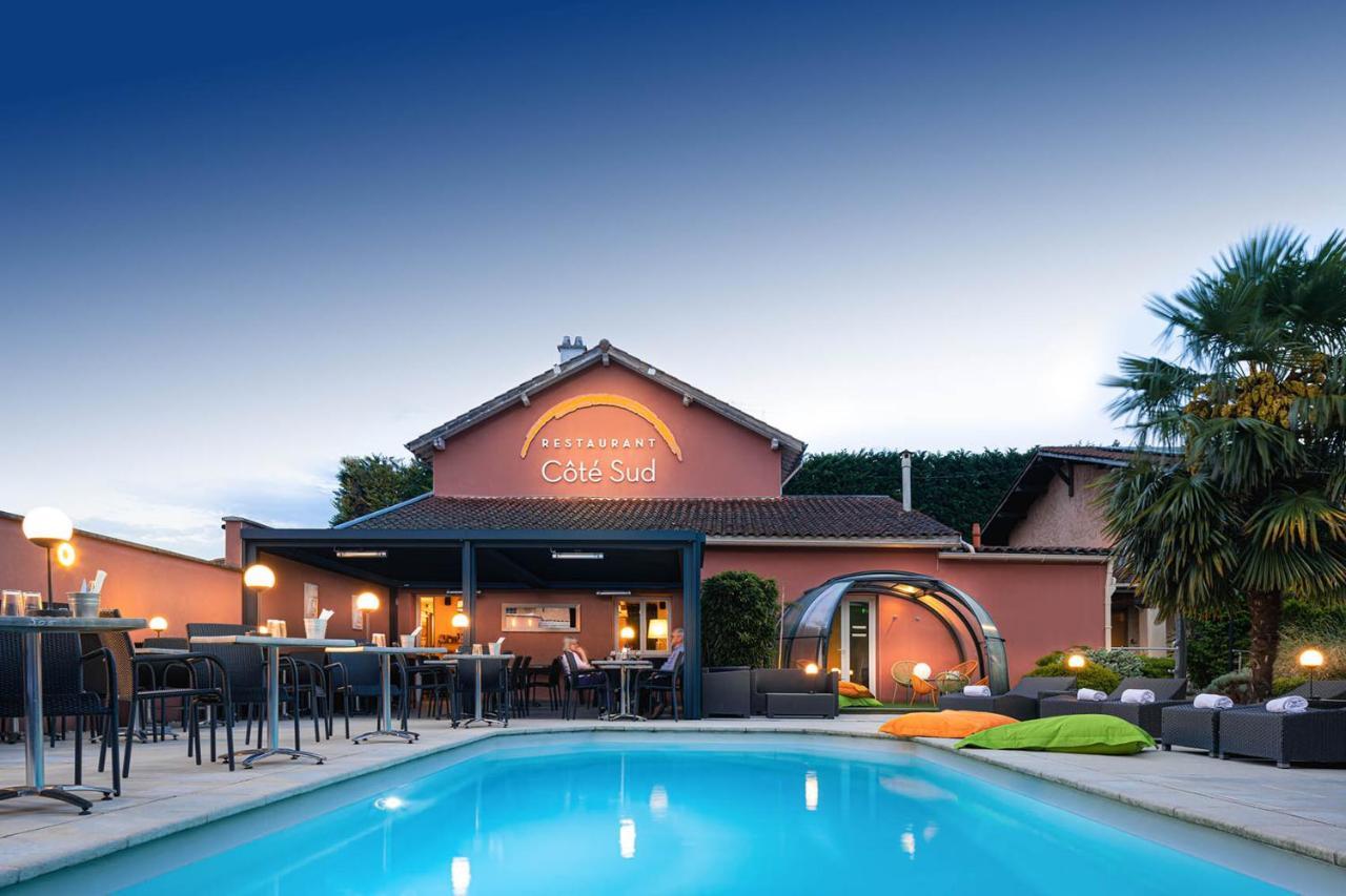 Logis Hôtel Les Pierres Dorées Ambérieux d'Azergues Exterior foto